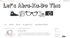 Desktop Screenshot of letsabrakadothis.com
